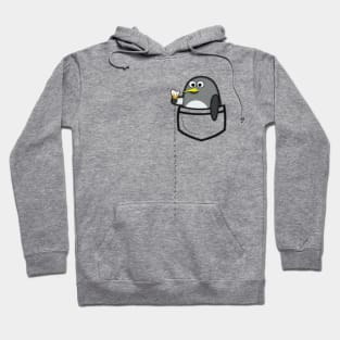 Baffled Pocket Penguin Hoodie